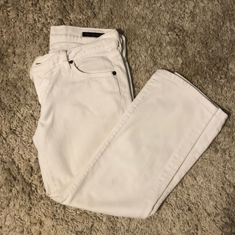 Citizens of Humanity Kelly #221 cropped white jean